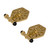 18 Karat Yellow Gold Diamond and Pearl Cufflinks