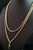 Antique 9 Karat Yellow Gold Longuard Chain Necklace, Muff Chain, Fancy Link
