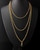 Antique Georgian Pinchbeck Longuard Chain, Muff Chain Necklace