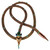 Robert Jeweled Fox Head Belt-Necklace