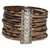 Stacked Rose Gold Rings Completed by White Gold and Diamonds Ring