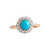 Turquoise Diamond Ring