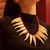 Intini Jewels Bamboo Coral Bone Sterling Silver Tribal Warrior Fangs Necklace