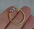 18 Carat Gold and 0.33 Carat Diamond Trilogy Ring