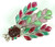 Early Maison Gripoix  Anglo Indian Peacock Brooch