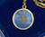 Antique Rose Cut Diamond Platinum Enamel Locket Necklace Ambassador Galbraith