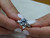 2 Carat 14 Karat White Gold Round Aquamarine Diamond Engagement Ring