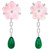 36.85 Carat Emerald Dangle Earring