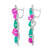 29 Carat Ruby and 17 Carat Emerald Chandelier Earring