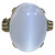Art Deco 14 Karat Rose Gold Catâ€™s Eye Moonstone Cocktail Dinner Ring