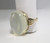 Art Deco 14 Karat Rose Gold Catâ€™s Eye Moonstone Cocktail Dinner Ring