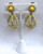 Francoise Montague Yellow Lolita Clip Earrings