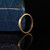 Antique Art Deco 14 Karat Yellow Gold Engraved Wedding Band