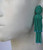 Oscar de la Renta Turquoise Two-Tiered Beaded Tassel Clip-On Earrings