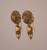 18 Karat Gold Traditional Earrings from Northern India