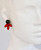 Philippe Ferrandis for Jacques Fath Black and Red Clip Earrings