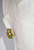 Francoise Montague Green and Yellow "Huit" Clip Earrings