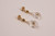 Crystal Gold Diamond Drop Dangle Earrings