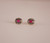 Ruby Diamond Stud Earrings