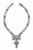 69.69 Carat Burmese Sugarloaf Sapphire Necklace Set in 18 Karat White Gold