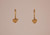 18 Karat Gold Pyramid Earrings
