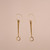 18 Karat Gold Coil Spring Wire Earrings