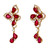 5.80 Carat Crimson Ruby Diamond Cocktail Earring