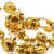 18k Gold Bead Necklace in Various Shapes and Geometrical Designs