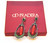Coral, Diamond, and Emerald Chandelier 18 Karat Gold and Silver Earrings