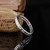 Lambert Brothers Antique Art Deco Platinum Carre Cut Diamond Eternity Band