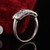 Antique Art Deco Platinum Baguette and Single Cut Diamond Wedding Band