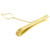 Tie Pin Gas pipe Yellow Gold 18 Karat, 1970s