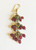 Ruby, Gold and Diamond Kundan Dangle Earrings