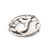 Silver Squirrel Round Brooch