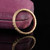 Antique Art Deco 14k Yellow Gold Engraved Wedding Band