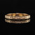 Antique Art Deco 14k Yellow Gold Engraved Wedding Band