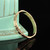 Antique Art Deco 14k Yellow Gold Engraved Wedding Band