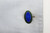 Art Deco Sterling Silver and Enamel Royal Blue and Green Cufflinks