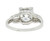 Art Deco 2.61 Carats Old European Cut Diamond Platinum Engagement Ring GIA