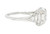 Art Deco 2.29 Carats Diamond Platinum Tiered Engagement Ring GIA