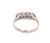Art Deco Four Old Mine Cut Diamond Platinum Ring