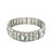 Stunning Diamond and Emerald Art Deco Bracelet in Platinum 950