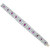 Art Deco 5 Carat Ruby and 20ct Diamond Platinum Bracelet with French Hallmarks