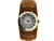 Juvenia Sterling Silver Campaign Style Rotary Phone Bezel Manual Wristwatch