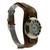 Juvenia Sterling Silver Campaign Style Rotary Phone Bezel Manual Wristwatch