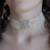 Pearl Diamond 14 Karat Gold Choker Necklace