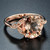 Morganite Diamond Cocktail Ring