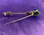 Yellow Gold and Enamel Men's Stickpin