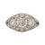 .71 Carat Art Deco Diamond Platinum Engagement Ring