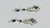 Sapphire Diamond Platinum Drop Earrings